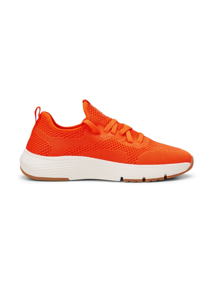 Sportliche Schnürschuhe in Orange