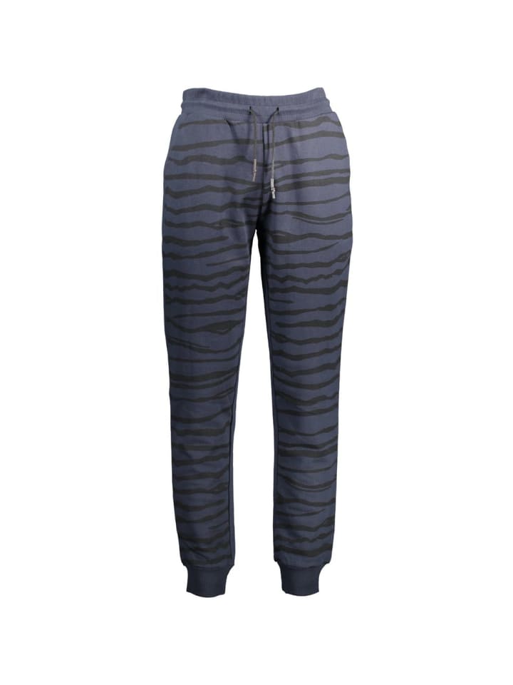 Blau Baumwolle Herren Jogginghose