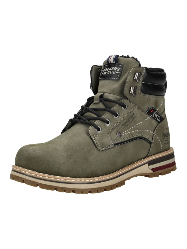 Stiefelette Olive