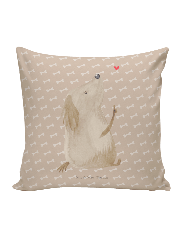 Kuschelkissen 40x40 Hund Liebe ohne Spruch in Hundeglück