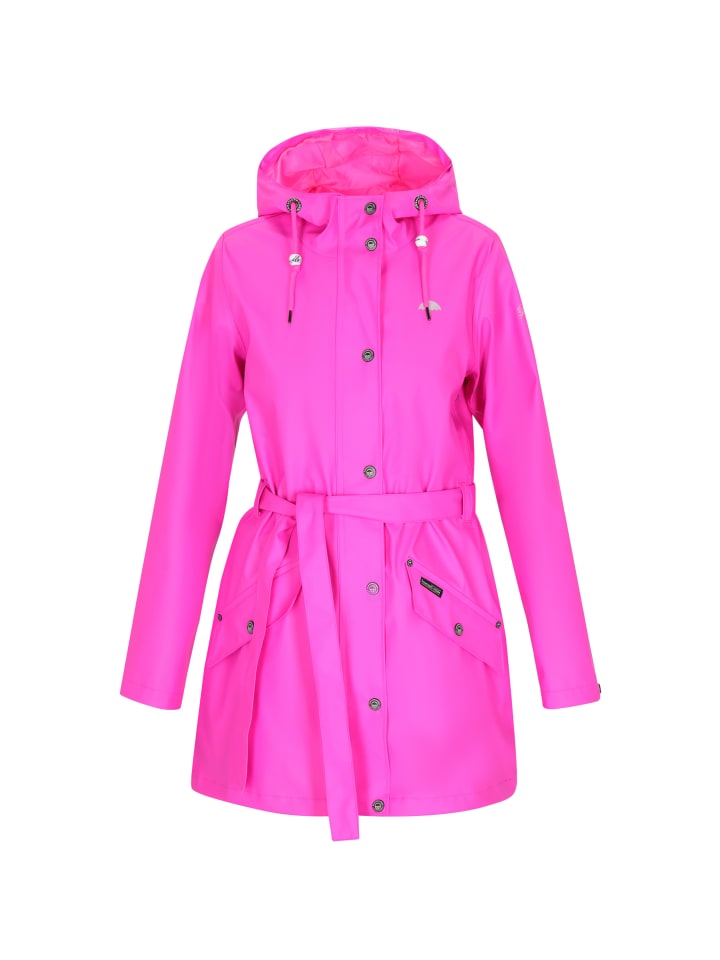 Women Coat in magenta pink