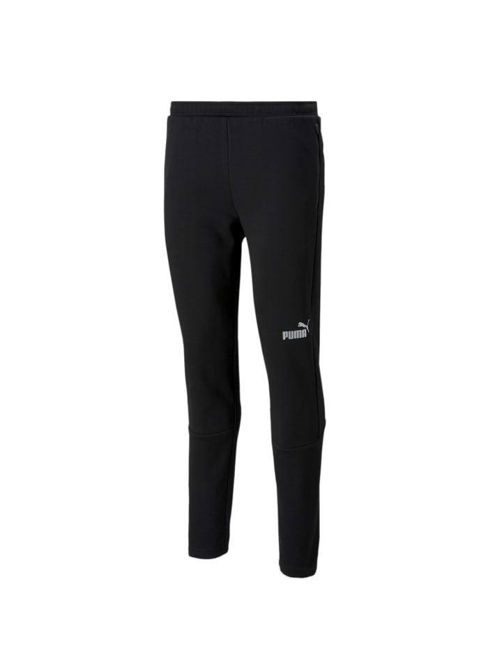 Jogginghose mit verschließbaren Taschen in schwarz