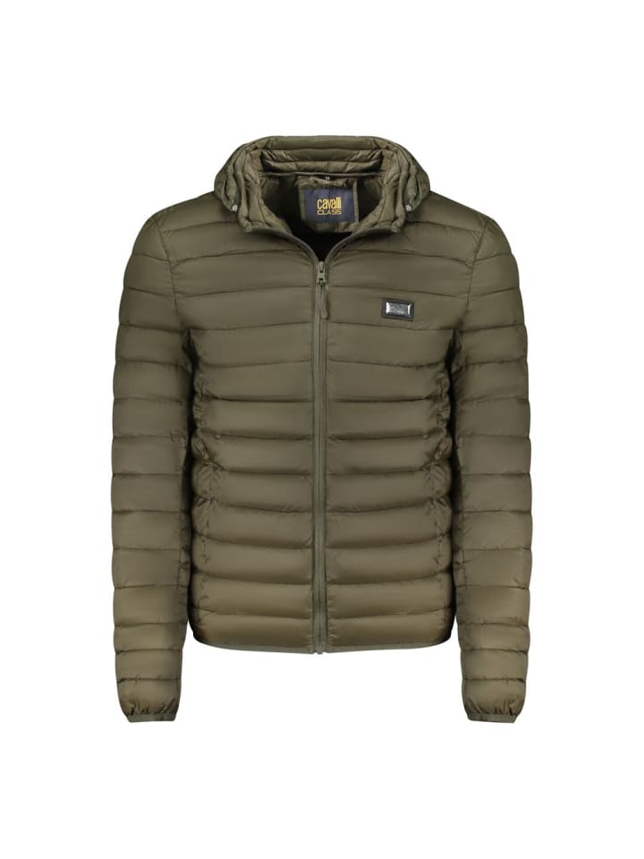 Grün Polyester Herren Jacke