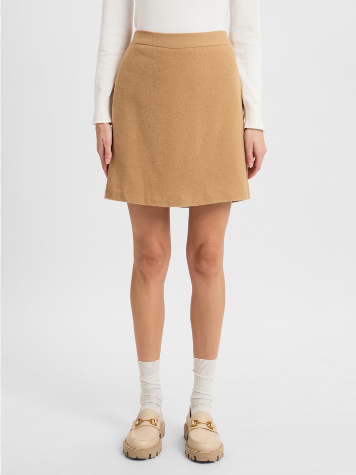Minirock in camel - 0002