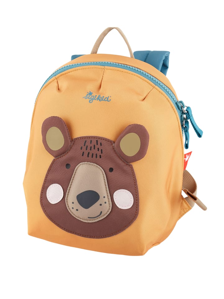 Minirucksack mit Tiermotiv in ocker