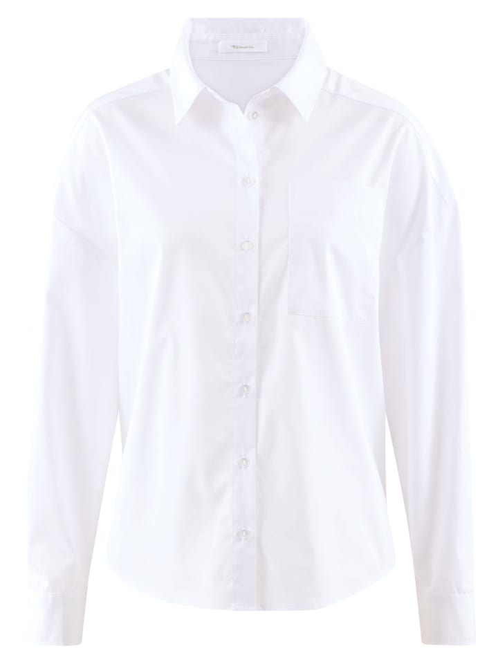 Bluse in Bright White