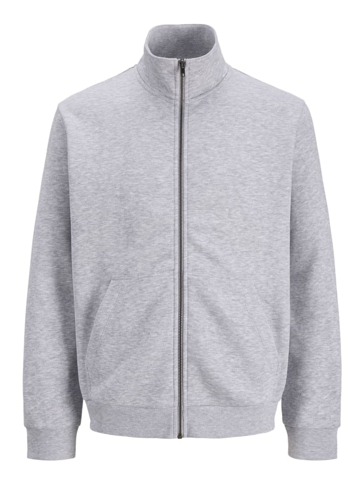 Sweatjacke Bradley in Light grey melange