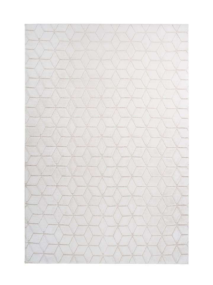 Kurzflor Teppich Viktor 125 in Weiß Creme
