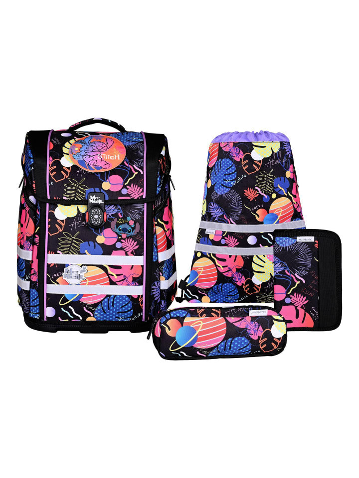 Perfecto Schulranzen-Set 5-teilig Black