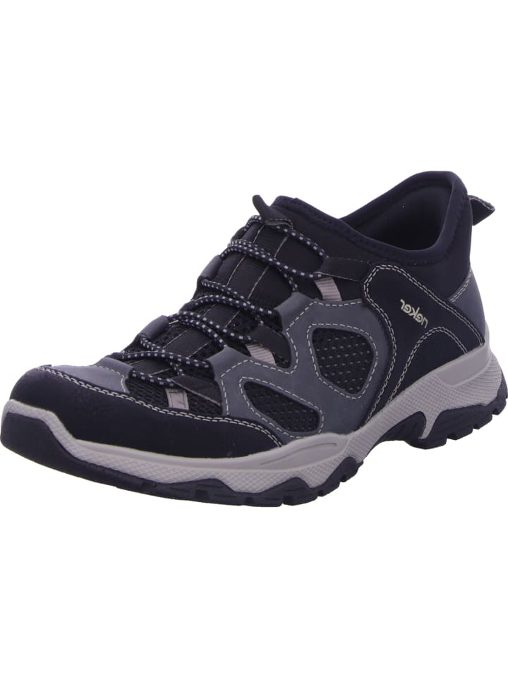 Sneaker in schwarz/blei/schwarz