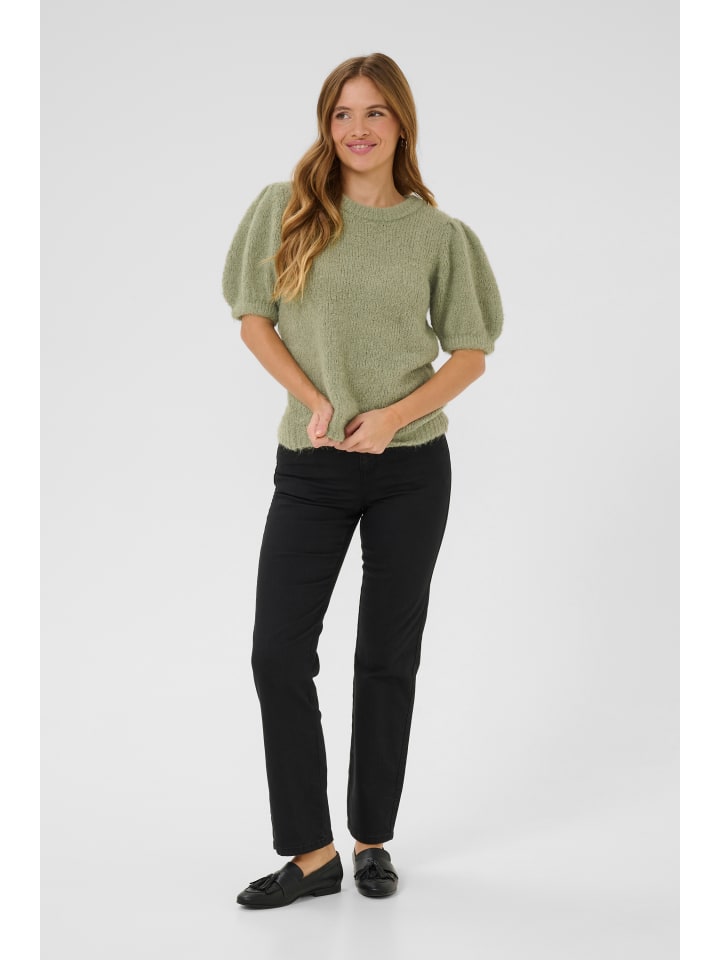 Strickpullover KAemilie Regular fit in Oil Green Melange