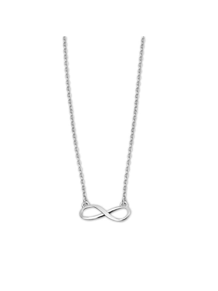Unendlich Halskette 925 Sterling Silber ca. 42cm silber