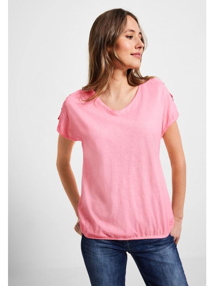 Cecil T-Shirt in soft neon pink günstig kaufen | limango