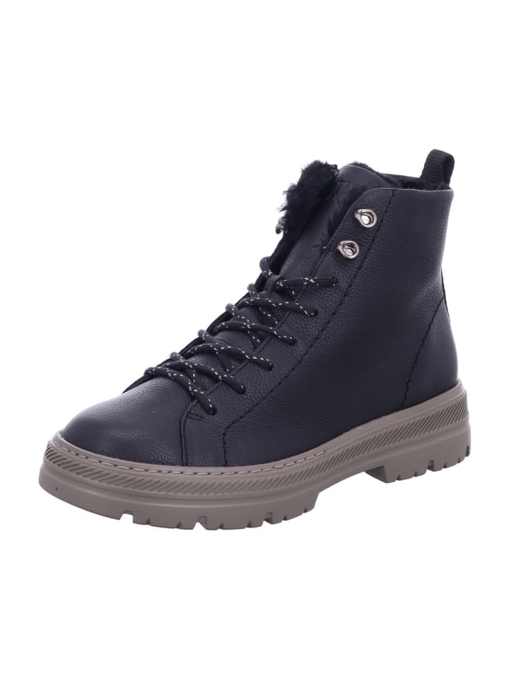Winterstiefelettem in schwarz