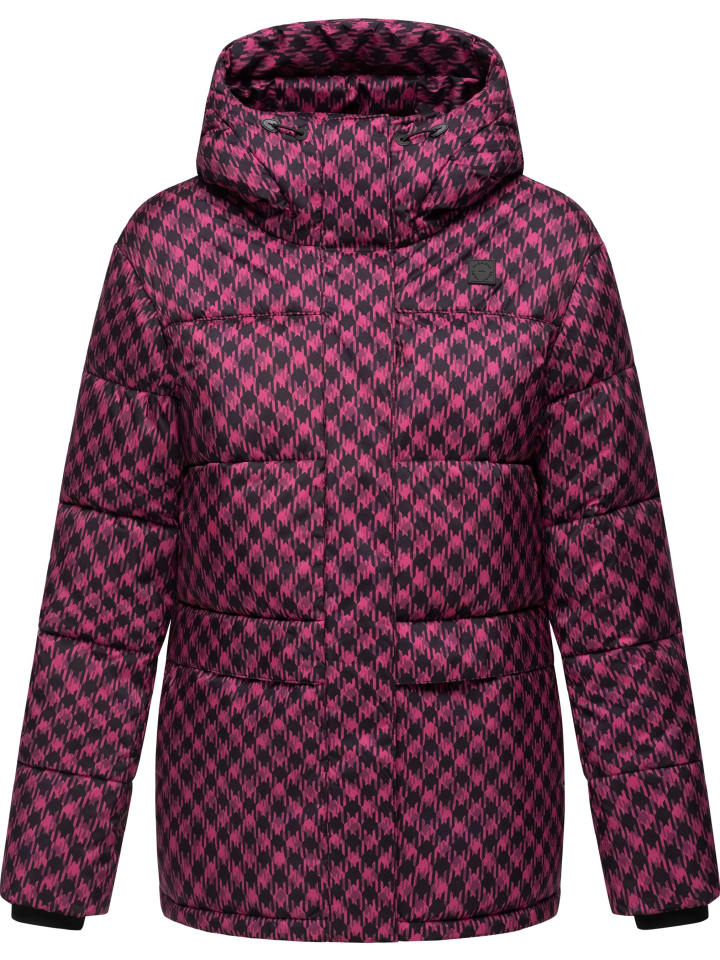 Steppjacke Wikesh Print in Fuchsia