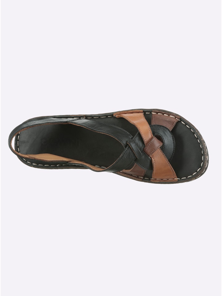 Sandale in schwarz