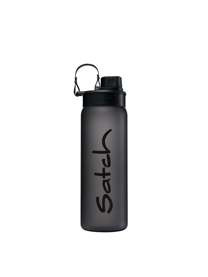 Kunststoff Trinkflasche in Schwarz
