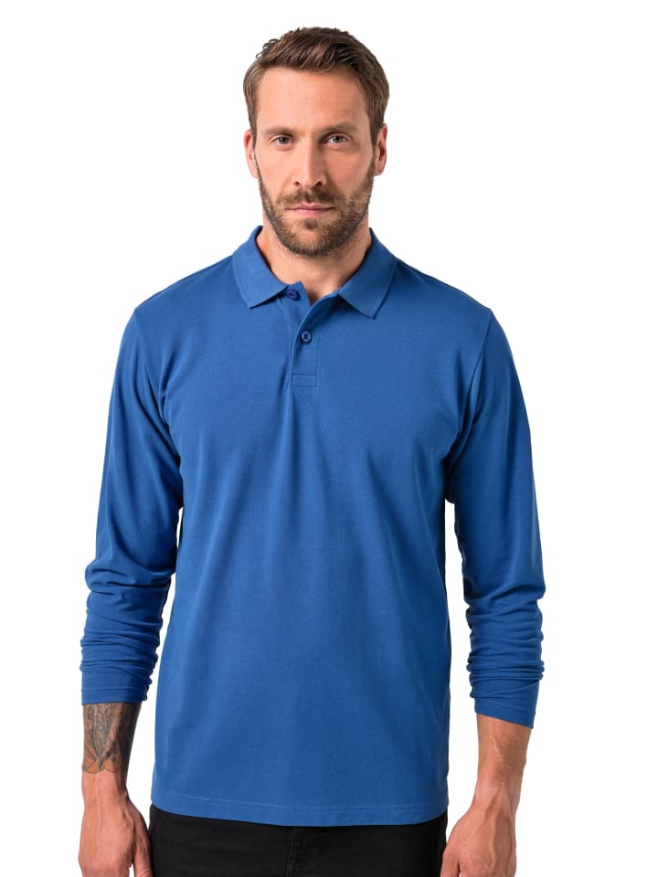 Poloshirt in azurblau