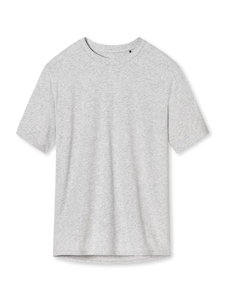 Schlafanzug Oberteil Mix & Relax Cotton in Grau-Melange