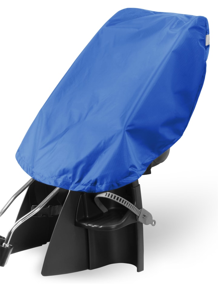 Regenüberzug für Fahrrad-Kindersitze BiSeat in Blau