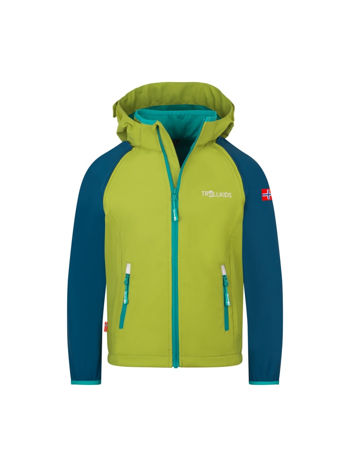 Zip-Off Softshelljacke Rondane in pear green