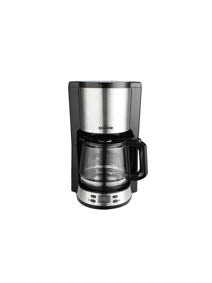 Filterkaffeemaschine 1,5L in Silber