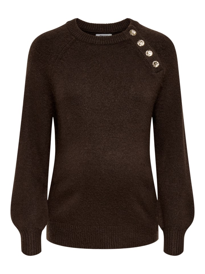 Strickpullover in Coffee Bean