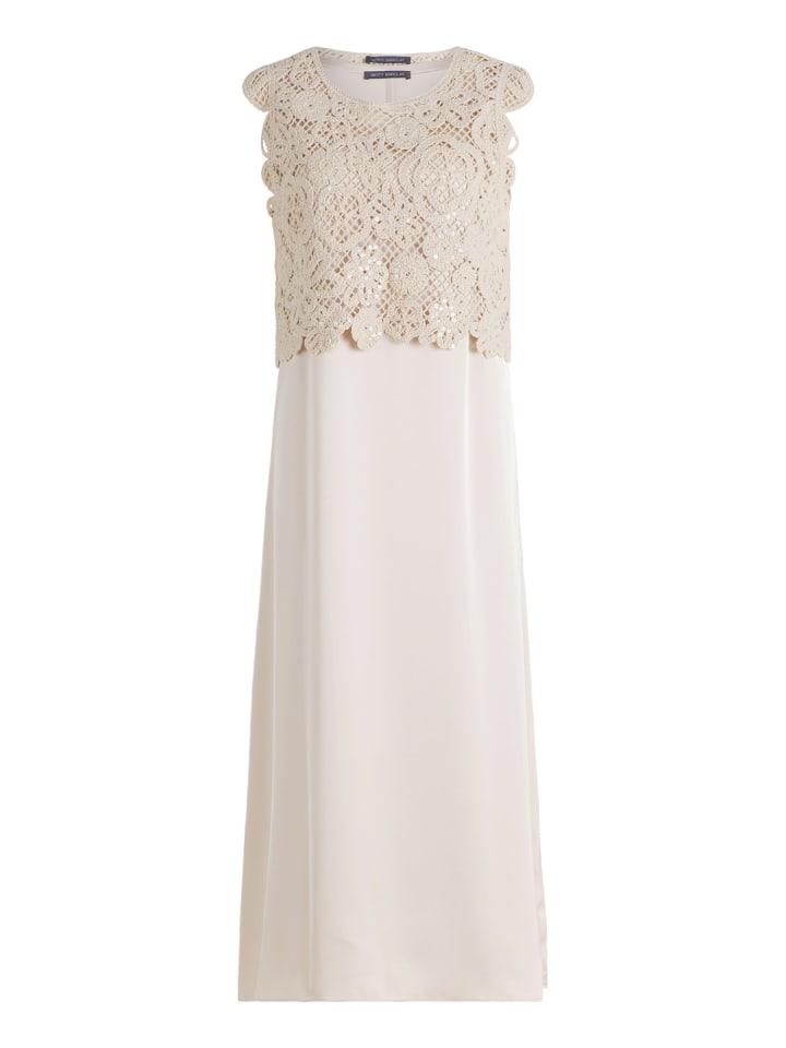 Midikleid 2er Set in Grau Beige