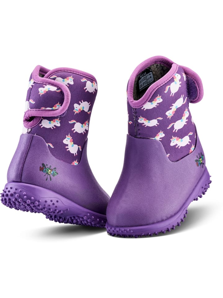 Kinder Gummistiefel "Muddies Puddle Wellies" in Lila