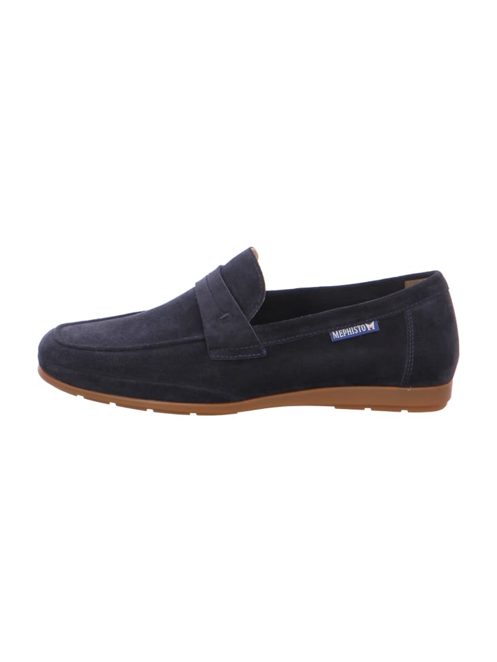 Mokassins in Blau