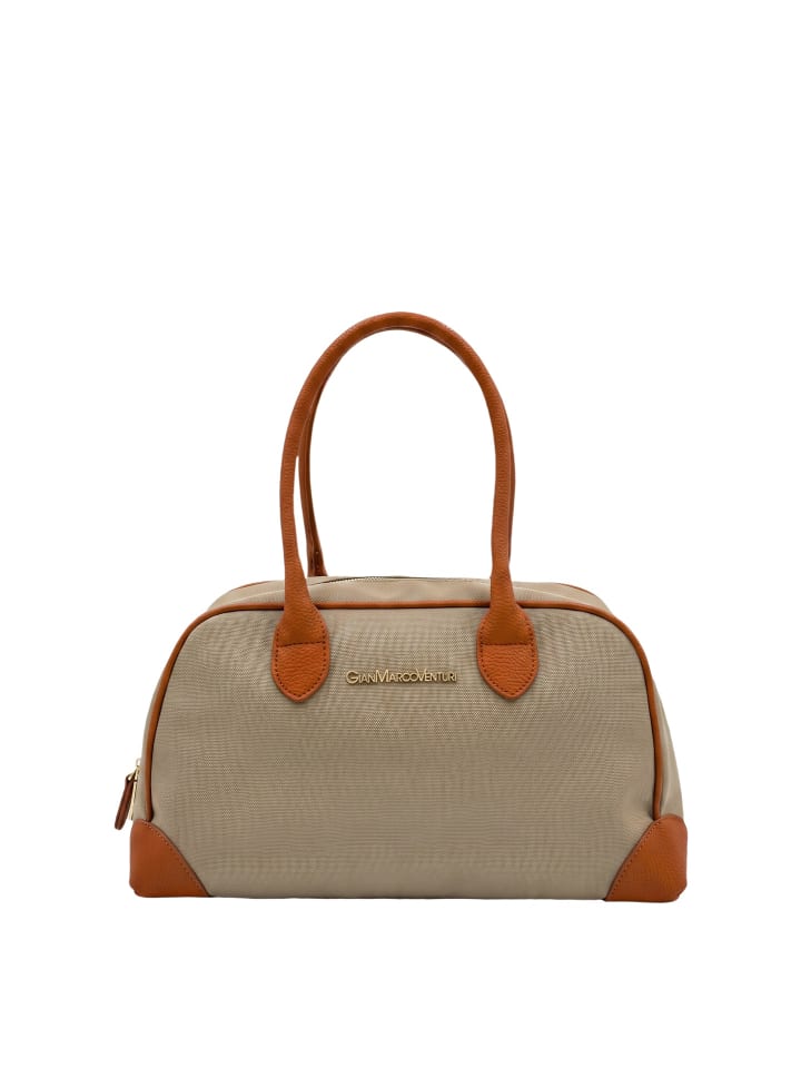 Schultertasche in BEIGE