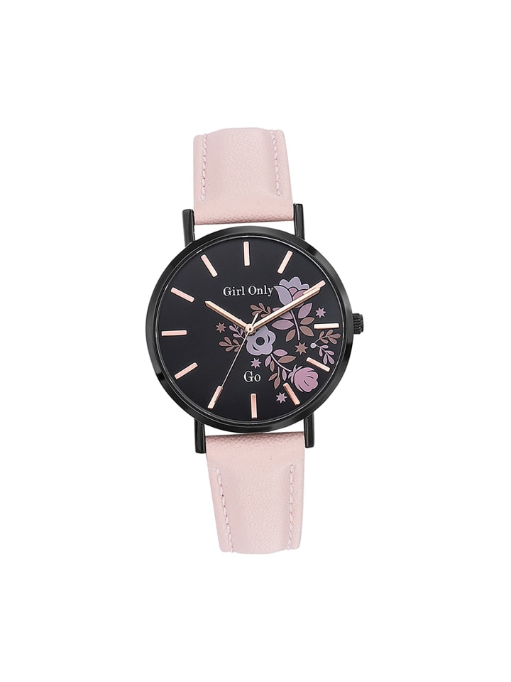 Armbanduhr-Analog rosa mittel (ca. 34mm) Girl Only GO