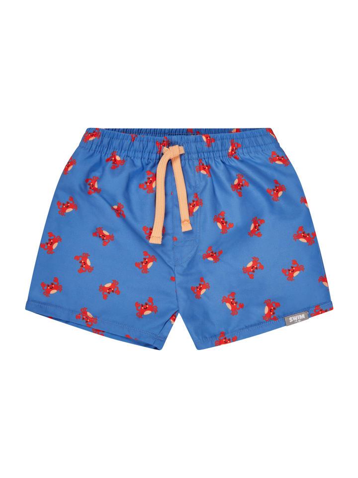 Badeshorts Krabbe in bläulich