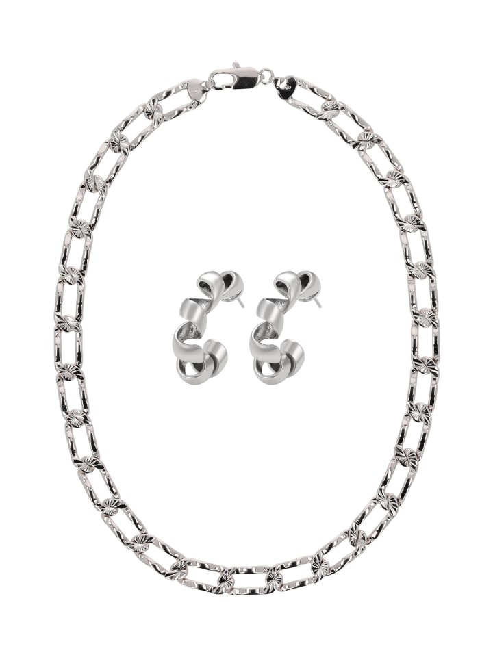 Women Jewelry Set in silver