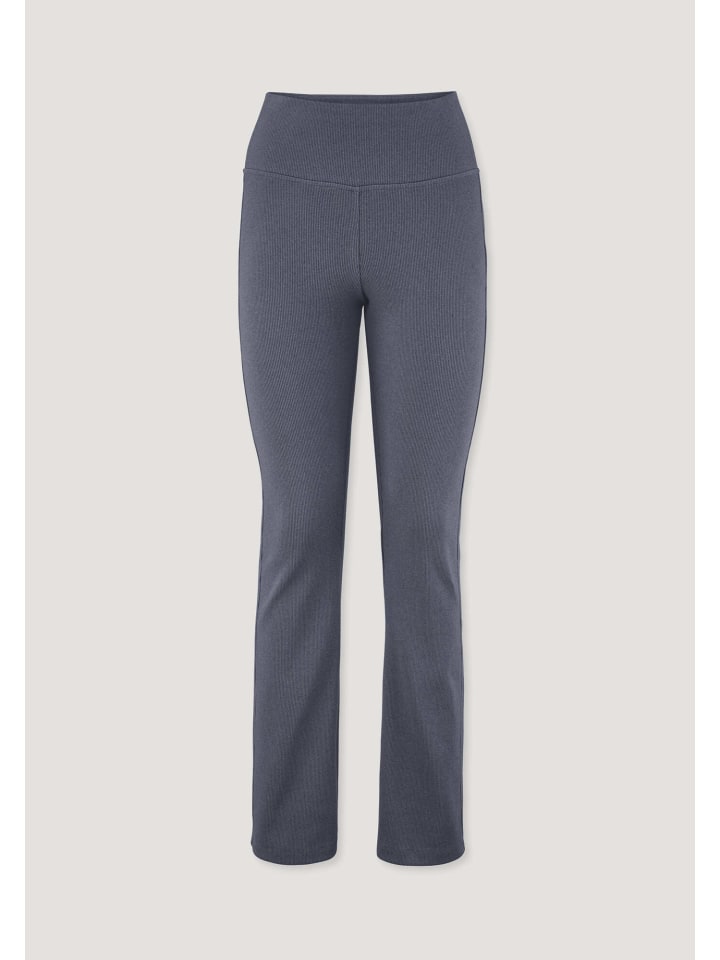 Rib Leggings in schieferblau