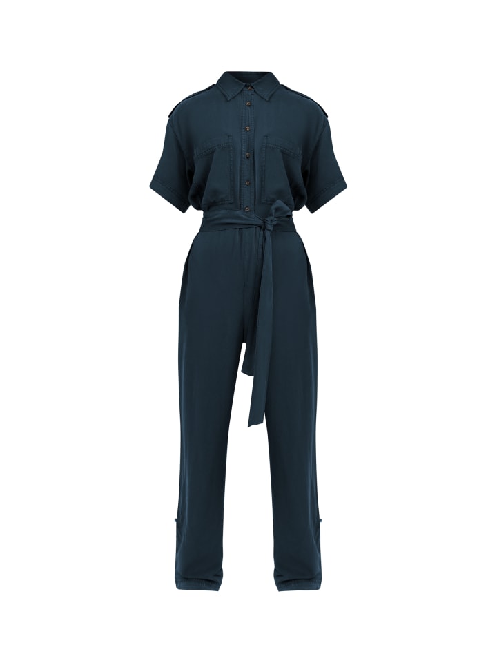 Overall Jeans in dark green