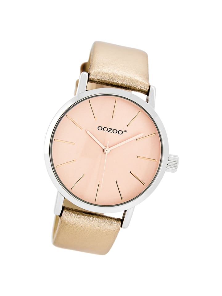 Analog-Armbanduhr Oozoo JR rosegold groß (ca. 40mm)