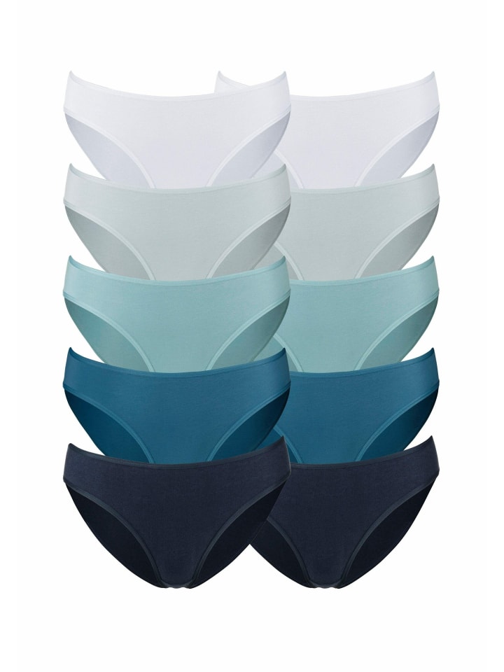 Bikinislip in blau