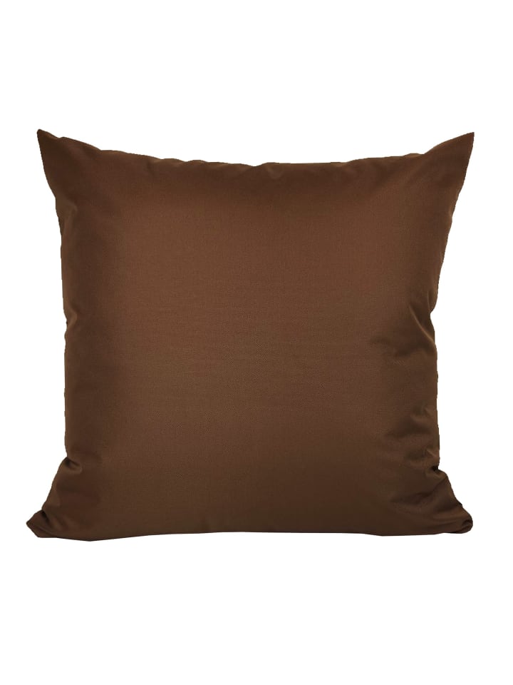 1x Outdoor Kissenhülle 45x45cm Uni in Braun