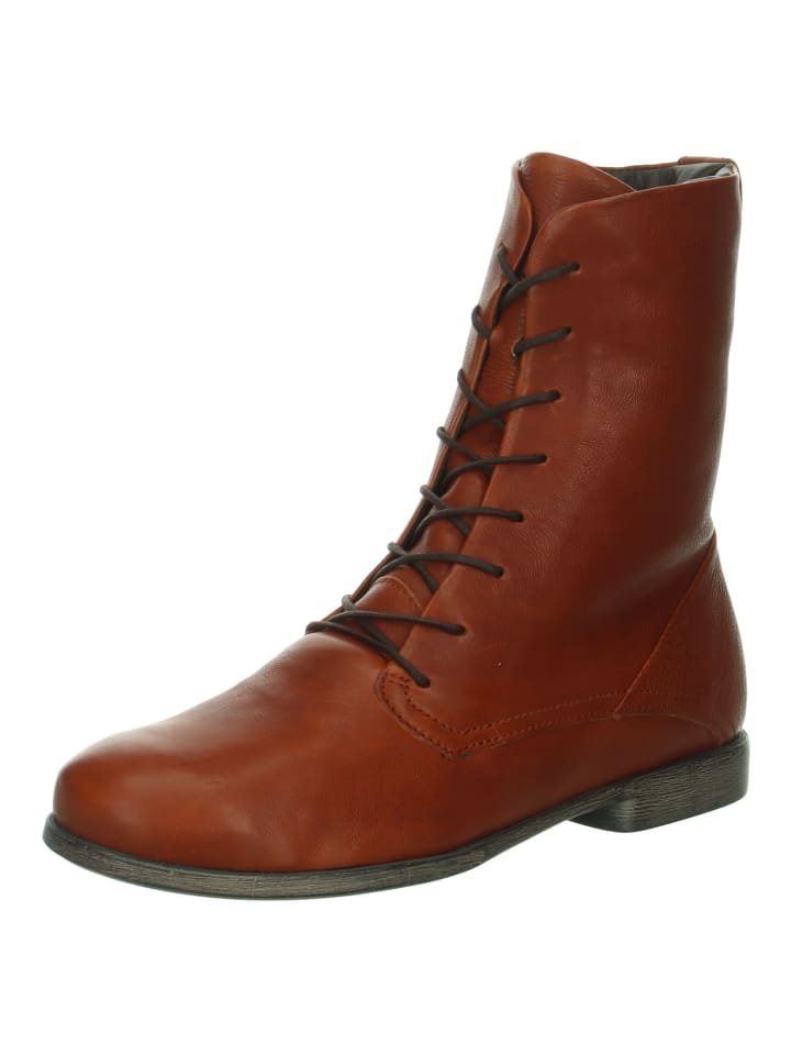 Stiefelette Cognac
