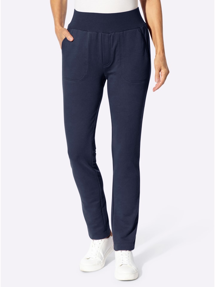 Jersey-Hose in marine