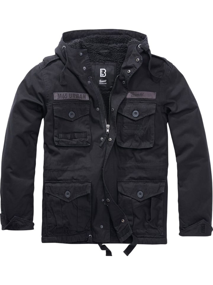 Jacke "M65 Urban Jacket" in Schwarz