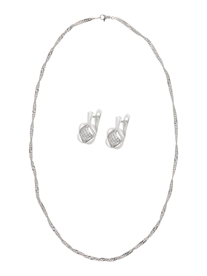Women Jewelry Set in silver