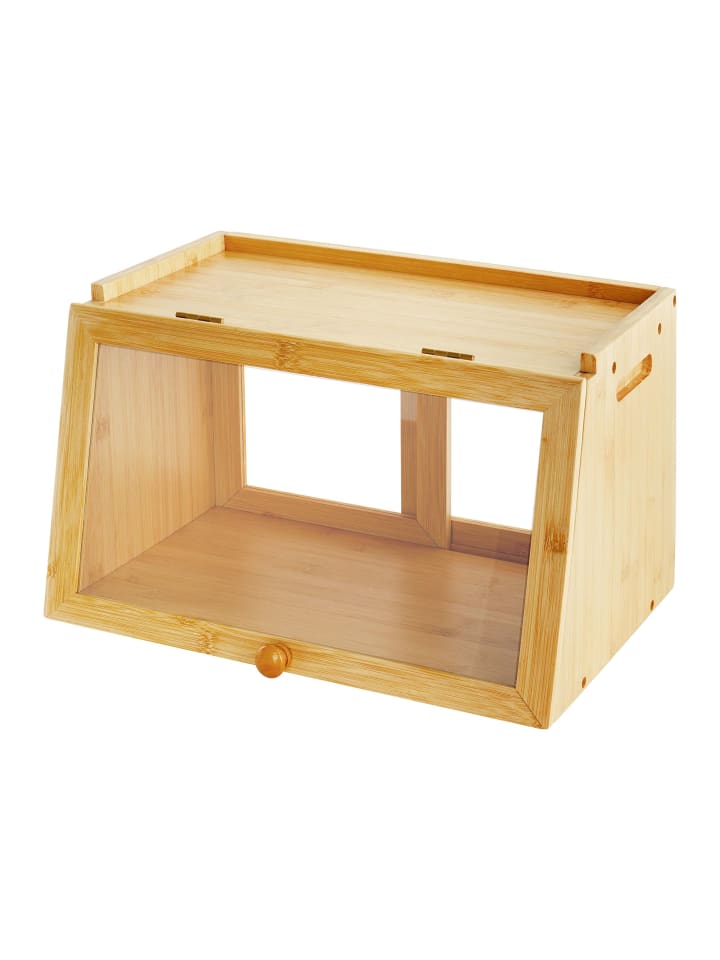 Brotkasten in Natur - (B)26 x (H)23 x (T)39 cm