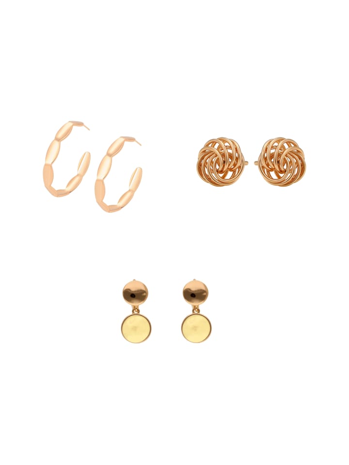 Women Earrings Set in gold