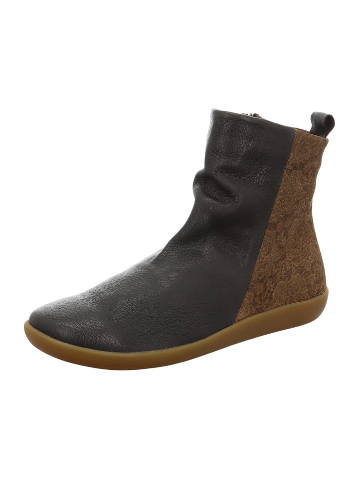 Stiefelette NATURE in Mocca/Kombi