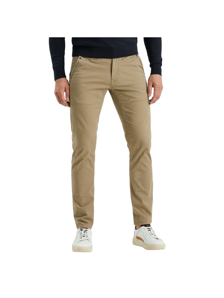 Stoffhose / Chino AMERICAN CLASSIC CHINO regular/straight in Braun