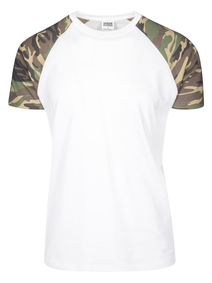 T-Shirt in wht/woodcamo