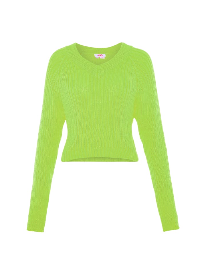 Damen Pullover in LIMETTE