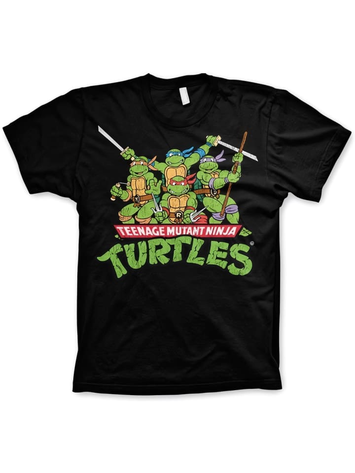 T-Shirt in Schwarz
